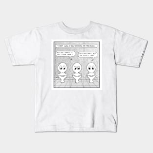 New toilet on the block Kids T-Shirt